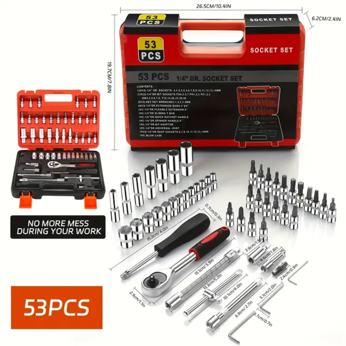 53 pcs Multi Tool Set