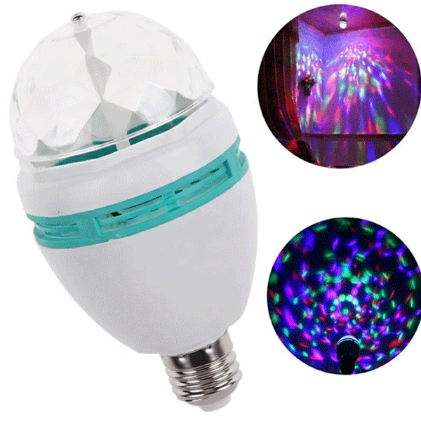 Disco DJ Party LED Light Bulb (Multi-Colour)